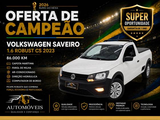 VOLKSWAGEN SAVEIRO 1.6 MSI ROBUST CS 16V FLEX 2P MANUAL VOLKSWAGEN SAVEIRO 1.6 MSI ROBUST CS 16V FLEX 2P MANUAL